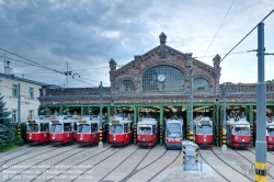 Viennaslide-03715223h Wien, Straßenbahnabstellhalle Gürtel - Vienna, Guertel Tramway Depot