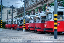 Viennaslide-03715227h Wien, Straßenbahnabstellhalle Gürtel - Vienna, Guertel Tramway Depot