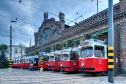 Viennaslide-03715228h Wien, Straßenbahnabstellhalle Gürtel - Vienna, Guertel Tramway Depot