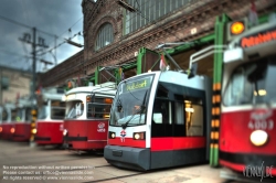 Viennaslide-03715230h Wien, Straßenbahnabstellhalle Gürtel - Vienna, Guertel Tramway Depot