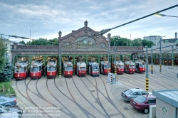 Viennaslide-03715231h Wien, Straßenbahnabstellhalle Gürtel - Vienna, Guertel Tramway Depot