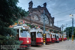 Viennaslide-03715235h Wien, Straßenbahnabstellhalle Gürtel - Vienna, Guertel Tramway Depot