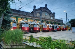 Viennaslide-03715236h Wien, Straßenbahnabstellhalle Gürtel - Vienna, Guertel Tramway Depot