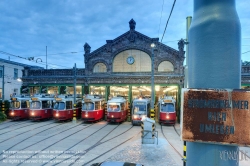 Viennaslide-03715239h Wien, Straßenbahnabstellhalle Gürtel - Vienna, Guertel Tramway Depot