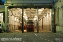 Viennaslide-03715255 Wien, Straßenbahnabstellhalle Gürtel - Vienna, Guertel Tramway Depot