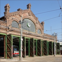 Viennaslide-03715271 Wien, Straßenbahnremise Gürtel // Vienna, Tramway Depot Gürtel