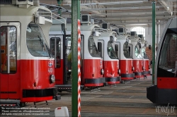 Viennaslide-03715274 Wien, Straßenbahnremise Gürtel // Vienna, Tramway Depot Gürtel