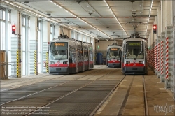 Viennaslide-03718304 Wien, Straßenbahnremise Ottakring // Vienna, Tramway Depot Ottakring