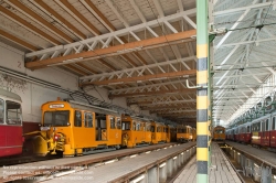 Viennaslide-03720202 Wien, Arbeitsfahrzeuge in der Straßenbahnremise Rudolfsheim - Vienna, Tramway Depot Rudolfsheim