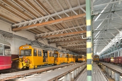 Viennaslide-03720202h Wien, Arbeitsfahrzeuge in der Straßenbahnremise Rudolfsheim - Vienna, Tramway Depot Rudolfsheim