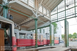 Viennaslide-03720204 Wien, Straßenbahnremise Rudolfsheim - Vienna, Tramway Depot Rudolfsheim