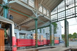 Viennaslide-03720204h Wien, Straßenbahnremise Rudolfsheim - Vienna, Tramway Depot Rudolfsheim