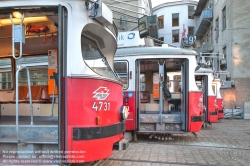 Viennaslide-03720206h Wien, Straßenbahnremise Rudolfsheim - Vienna, Tramway Depot Rudolfsheim