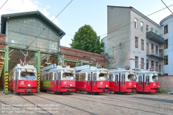 Viennaslide-03720208h Wien, Straßenbahnremise Rudolfsheim - Vienna, Tramway Depot Rudolfsheim