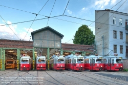 Viennaslide-03720210h Wien, Straßenbahnremise Rudolfsheim - Vienna, Tramway Depot Rudolfsheim