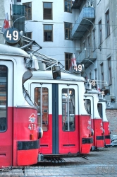 Viennaslide-03720216h Wien, Straßenbahnremise Rudolfsheim - Vienna, Tramway Depot Rudolfsheim