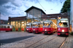 Viennaslide-03720242h Wien, Straßenbahnremise Rudolfsheim - Vienna, Tramway Depot Rudolfsheim