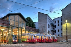 Viennaslide-03720246h Wien, Straßenbahnremise Rudolfsheim - Vienna, Tramway Depot Rudolfsheim