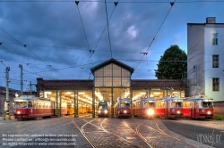 Viennaslide-03720247h Wien, Straßenbahnremise Rudolfsheim - Vienna, Tramway Depot Rudolfsheim