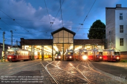 Viennaslide-03720248h Wien, Straßenbahnremise Rudolfsheim - Vienna, Tramway Depot Rudolfsheim