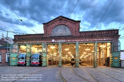 Viennaslide-03720252h Wien, Straßenbahnremise Rudolfsheim - Vienna, Tramway Depot Rudolfsheim