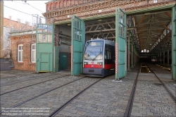 Viennaslide-03720260 Wien, Straßenbahnremise Rudolfsheim // Vienna, Tramway Depot Rudolfsheim