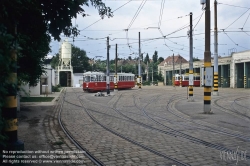 Viennaslide-03722105 Wien, Strassenbahnremise Speising - Vienna, Tramway Depot