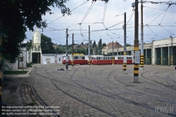 Viennaslide-03722106 Wien, Strassenbahnremise Speising - Vienna, Tramway Depot