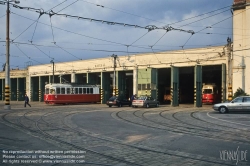 Viennaslide-03722109 Wien, Strassenbahnremise Speising - Vienna, Tramway Depot