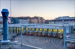 Viennaslide-03724310 Wien,Straßenbahn Betriebsbahnhof Favoriten, verschiedene Straßenbahntypen // Vienna, Tramway Depot Favoriten, Different Types of Tramways