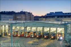 Viennaslide-03724313 Wien,Straßenbahn Betriebsbahnhof Favoriten, verschiedene Straßenbahntypen // Vienna, Tramway Depot Favoriten, Different Types of Tramways