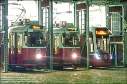 Viennaslide-03724319 Wien,Straßenbahn Betriebsbahnhof Favoriten // Vienna, Tramway Depot Favoriten