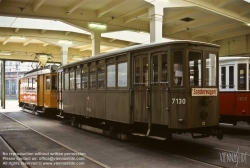 Viennaslide-03726341 Wien, Straßenbahnremise Erdberg, heute Straßenbahnmuseum Remise, historischer Arbeitswagen - Vienna, Tramway Museum