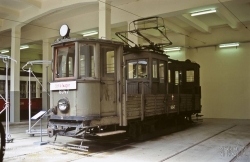 Viennaslide-03726342 Wien, Straßenbahnremise Erdberg, heute Straßenbahnmuseum Remise, historischer Arbeitswagen - Vienna, Tramway Museum