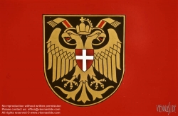 Viennaslide-03726343 Ständestaatliches Wien-Wappen an einem Zug in Wien, Straßenbahnremise Erdberg, heute Straßenbahnmuseum Remise - Vienna, Tramway Museum