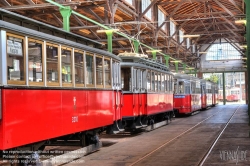 Viennaslide-03726426h Das Wiener Straßenbahnmuseum ist ein dem öffentlichen Verkehr gewidmetes Museum in Wien und das größte Straßenbahnmuseum der Welt. Der Schwerpunkt der Sammlung liegt in einer möglichst kompletten Dokumentation originaler historischer Straßenbahnfahrzeuge und Autobusse. Das Museum zählt zu den umfangreichsten Originalsammlungen weltweit.