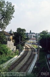 Viennaslide-03825036 Erstmals eröffnet 1898 als Teil der Stadtbahn von Otto Wagner, 1932 Einstellung des Personenverkehrs, nach langem Dornröschenschlaf am 31.5.1987 nach vorbildlicher Renovierung wiedereröffnet