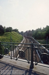 Viennaslide-03825055 Erstmals eröffnet 1898 als Teil der Stadtbahn von Otto Wagner, 1932 Einstellung des Personenverkehrs, nach langem Dornröschenschlaf am 31.5.1987 nach vorbildlicher Renovierung wiedereröffnet