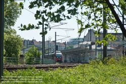 Viennaslide-03825102 Erstmals eröffnet 1898 als Teil der Stadtbahn von Otto Wagner, 1932 Einstellung des Personenverkehrs, nach langem Dornröschenschlaf am 31.5.1987 nach vorbildlicher Renovierung wiedereröffnet