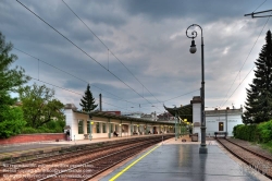 Viennaslide-03826113h Erstmals eröffnet 1898 als Teil der Stadtbahn von Otto Wagner, 1932 Einstellung des Personenverkehrs, nach langem Dornröschenschlaf am 31.5.1987 nach vorbildlicher Renovierung wiedereröffnet