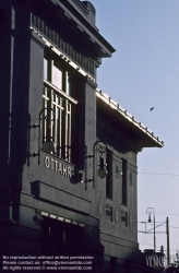 Viennaslide-03827034 Erstmals eröffnet 1898 als Teil der Stadtbahn von Otto Wagner, 1932 Einstellung des Personenverkehrs, nach langem Dornröschenschlaf am 31.5.1987 nach vorbildlicher Renovierung wiedereröffnet