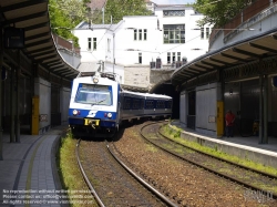 Viennaslide-03828021 Erstmals eröffnet 1898 als Teil der Stadtbahn von Otto Wagner, 1932 Einstellung des Personenverkehrs, nach langem Dornröschenschlaf am 31.5.1987 nach vorbildlicher Renovierung wiedereröffnet