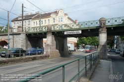 Viennaslide-03828118 Erstmals eröffnet 1898 als Teil der Stadtbahn von Otto Wagner, 1932 Einstellung des Personenverkehrs, nach langem Dornröschenschlaf am 31.5.1987 nach vorbildlicher Renovierung wiedereröffnet