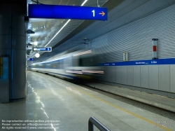 Viennaslide-03870188 ÖBB, Wien, Flughafenschnellbahn, Station Vienna Bio Center - ÖBB Airport Commuter Line, Vienna Bio Center