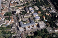 Viennaslide-04202517 Klosterneuburg, Luftbild - Klosterneuburg, Aerial View