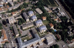 Viennaslide-04202518 Klosterneuburg, Luftbild - Klosterneuburg, Aerial View