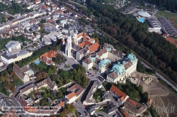 Viennaslide-04202520 Stift Klosterneuburg, Luftaufnahme