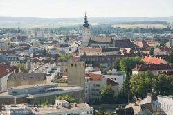 Viennaslide-04210105 St.Pölten, Panorama vom Klangturm im Regierungsviertel