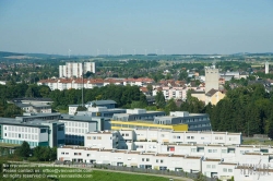 Viennaslide-04210109 St.Pölten, Panorama vom Klangturm im Regierungsviertel