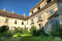 Viennaslide-04281310h Niederösterreich, verfallenes Schloss Ladendorf